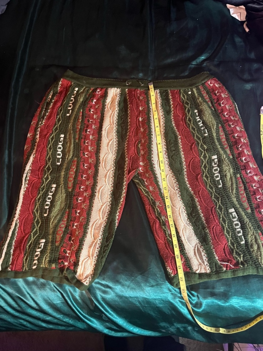 Rare Mens Coogi Knit Shorts